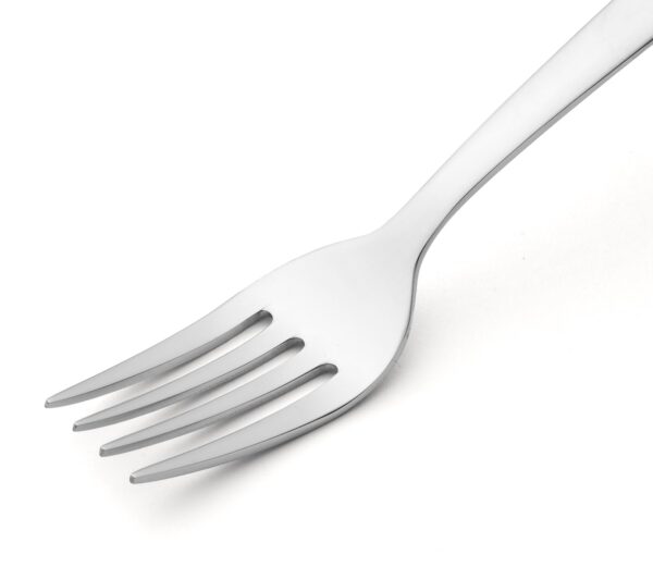 CuisiTrend Fourchette à Gâteau Fourchette de Table - Monobloc d'une Pièce Acier Inoxydable 18/10 et 140 mm Couleur Argent – Image 4