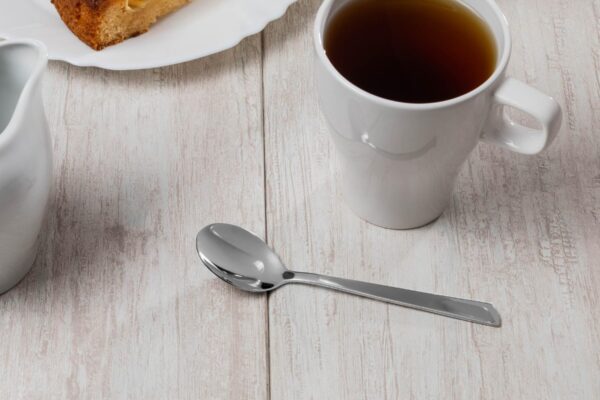 CuisiTrend Cuillère à Café Cuillerée à Soupe - Monobloc d'une Pièce Acier Inoxydable 18/10 et 140 mm Couleur Argent – Image 2